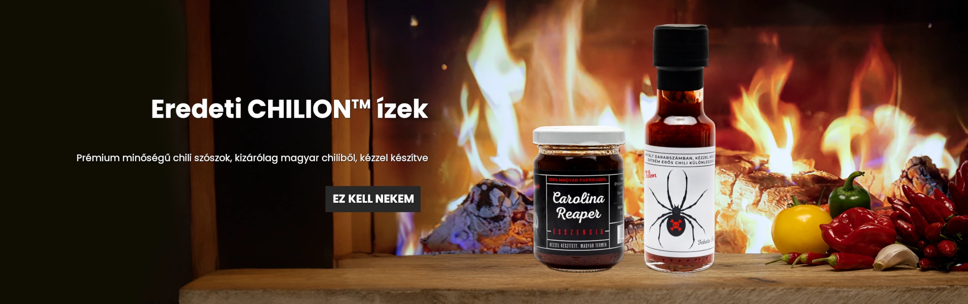 Chili szósz prémium minőségben! Chilion - kizárólag magyar chiliből, kézzel készítve!