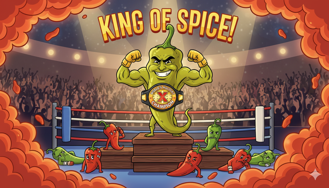 Pepper X, a világ legerősebb chilije