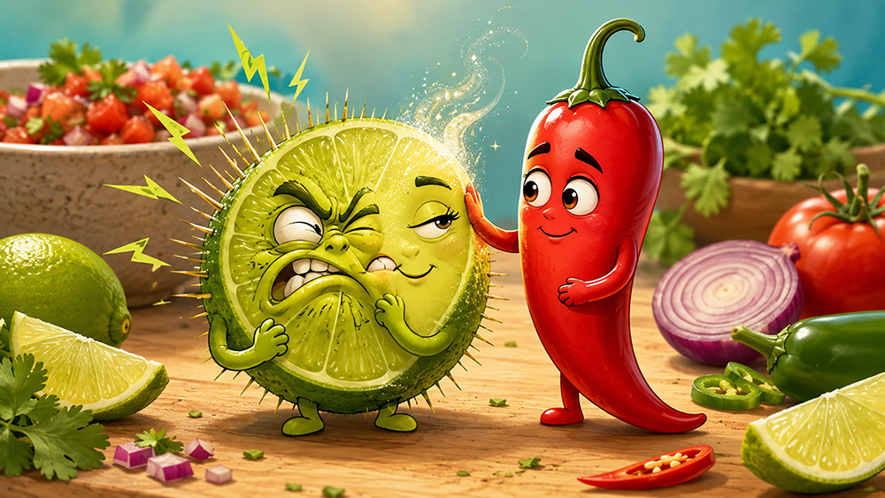 A savanyú íz és a chili