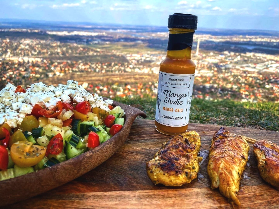 Fűszeres görög csirke a Hármashatár-hegyen